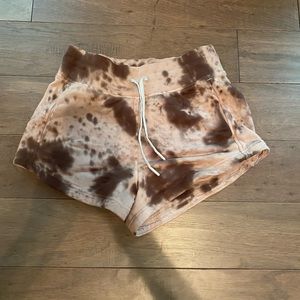Lululemon Inner Glow High Rise Shorts- Marble Dye